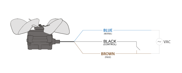 ECY Series Motor - Diagrams | EC Fans & Drives