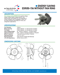 EXRi50-154 without Fan Ring - Datasheet