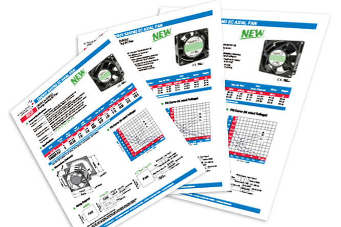 EC Axial Fans Datasheets
