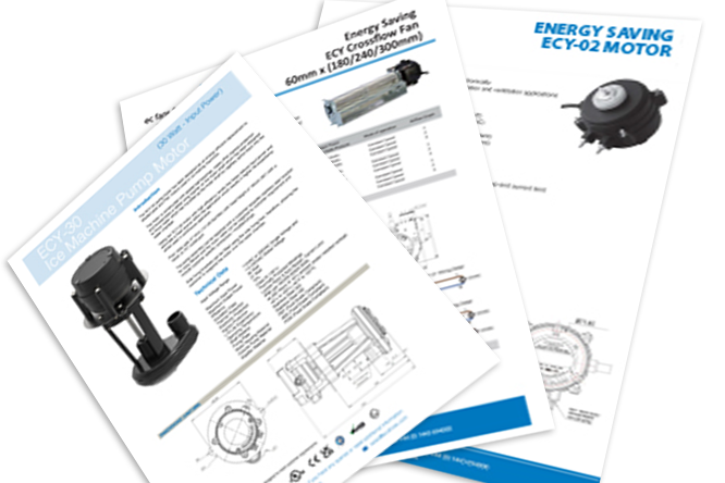 ECY Series Motor Datasheets